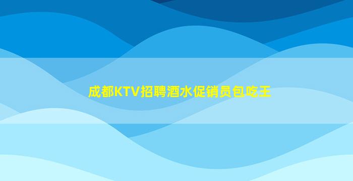 成都KTV招聘酒水促销员包吃王